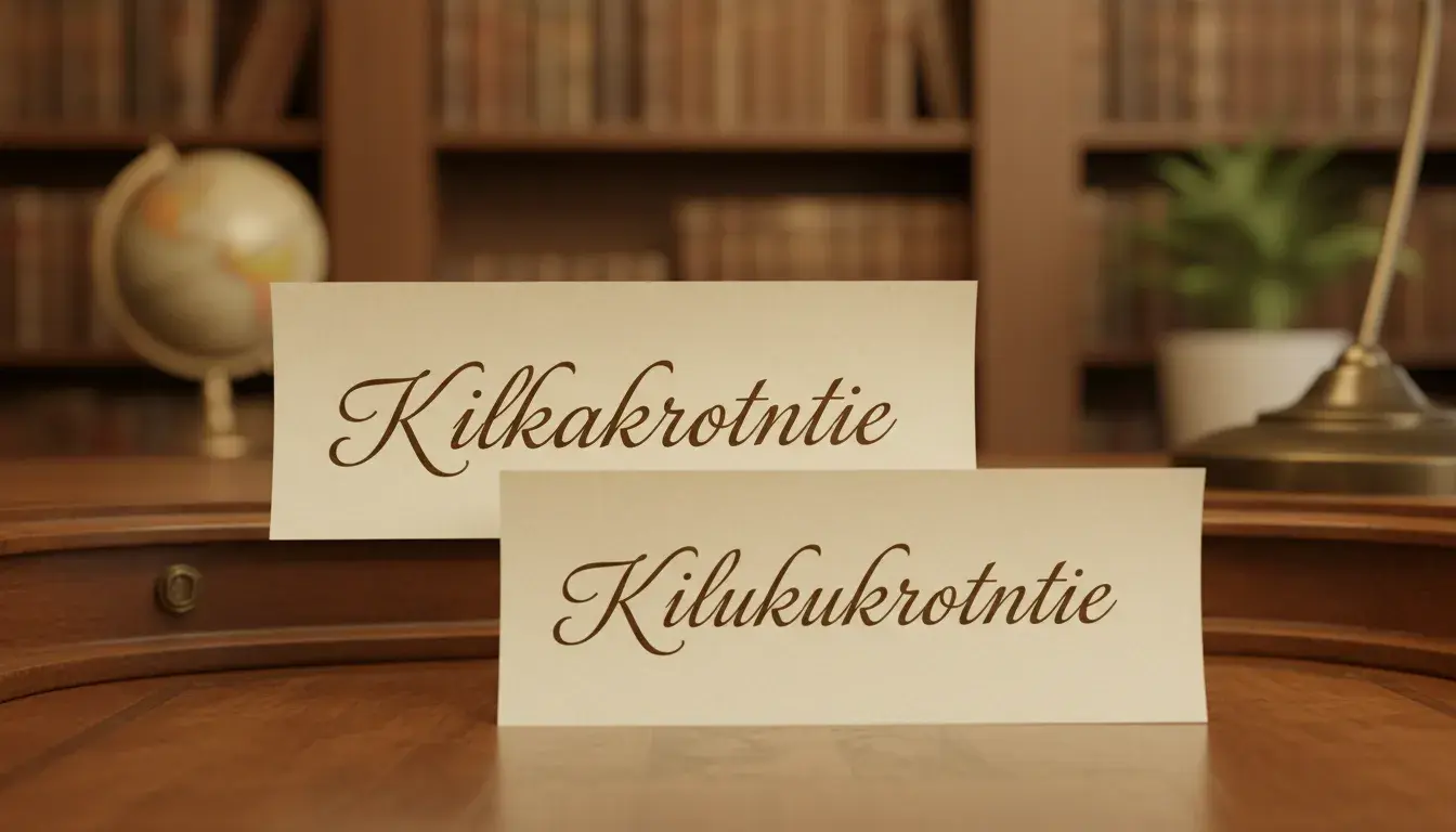 Jak brzmi poprawna forma: kilkakrotnie czy kilkukrotnie?