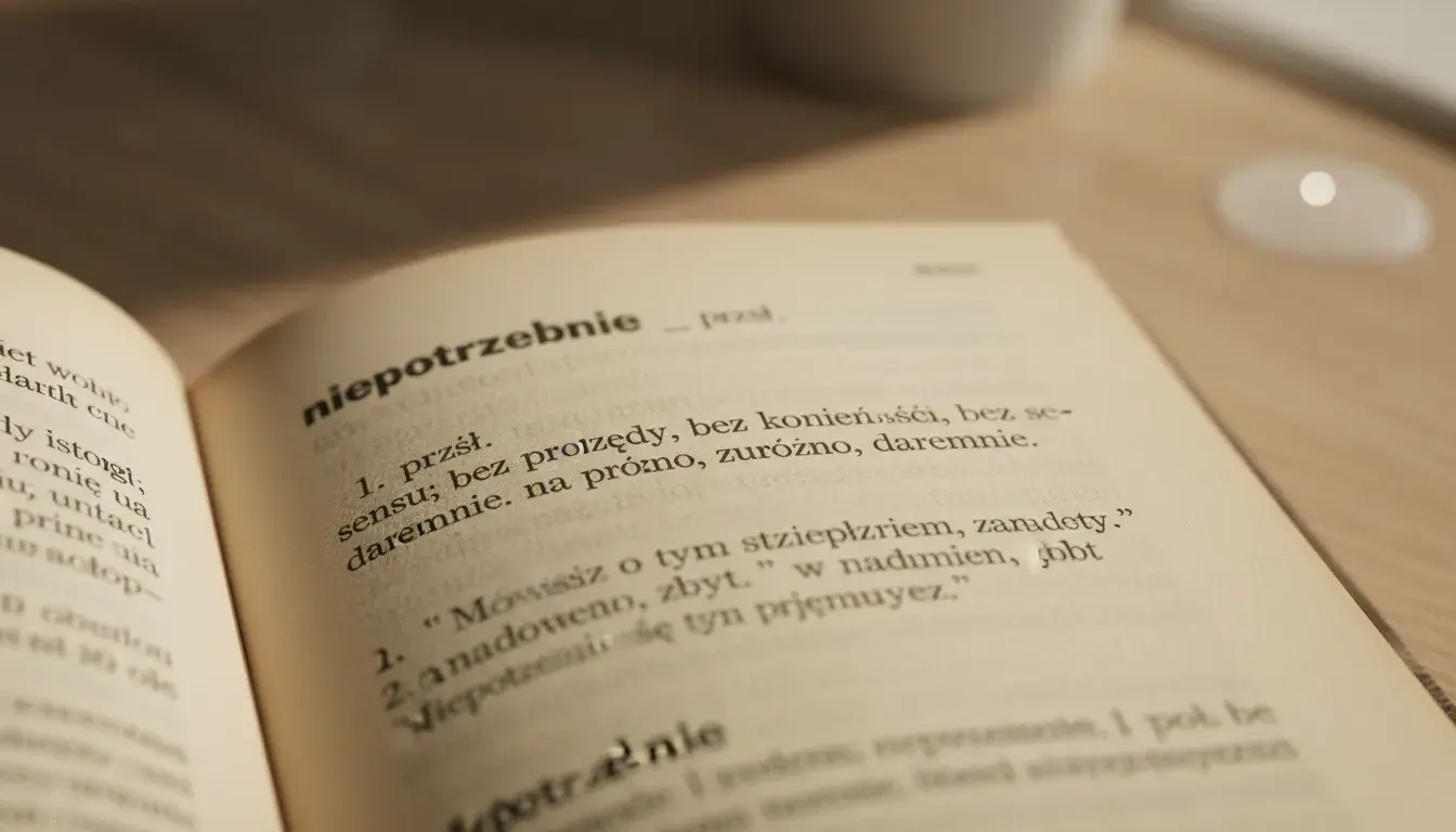 Niepotrzebnie Czy Nie Potrzebnie?