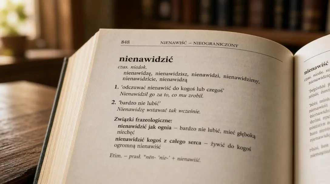 Jak poprawnie pisać: nienawidzić czy nienawidzieć?